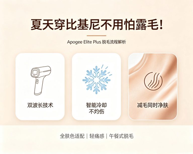 Worried About Bikini Line Hair in Summer? Korean Apogee Elite Plus Selective Hair Removal – Smart Cooling, No Burns