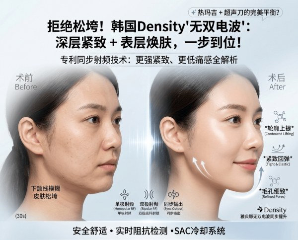 Thermage targets deep layers, IPL only the surface? | Complete guide to Korea’s Density – achieving both deep and superficial tightening with “monopolar + bipolar” synchronous RF
