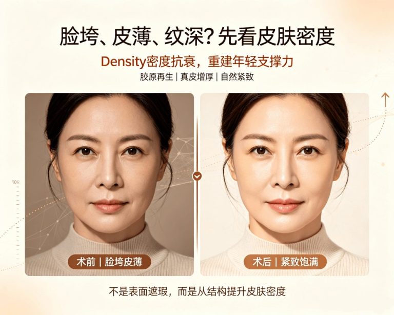 换季脸垮、皮薄、纹深？韩国Density提升，从“密度”重建年轻地基