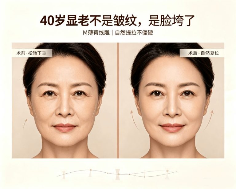 Nasolabial Folds “Framing” Your Expression After 40? Korean M‑Lift Mint Thread – Minimally Invasive SMAS Anchoring for Natural Lifting