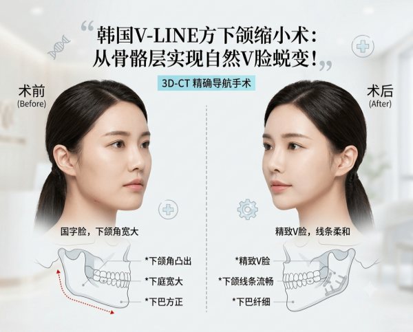 Always needing to find the perfect angle, afraid to tie your hair up, dreading retouching your jawline in photos? | Complete guide to Korea’s V-LINE square jaw reduction – achieving a natural V‑shaped face from the bone layer