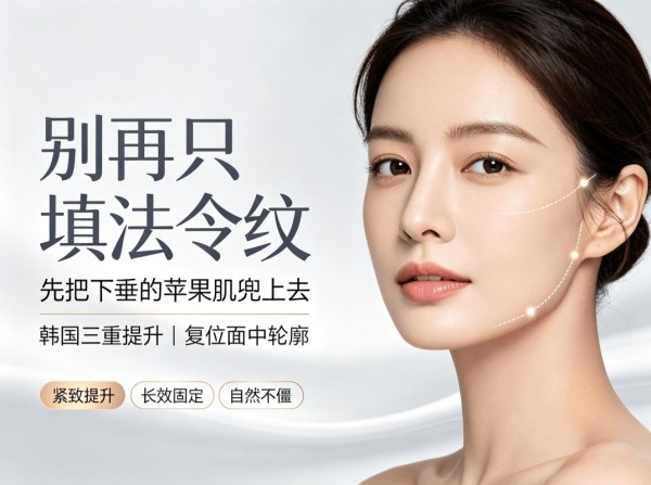 Cheekbones Drooping and Nasolabial Folds Deepening? Can Korean Triple Lifting Really Hold Sagging Tissue?