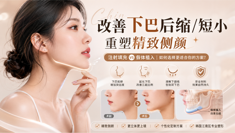 下巴后缩/短小怎么办？不动刀还是手术？韩国下巴线条雕塑完整攻略，重塑精致侧颜