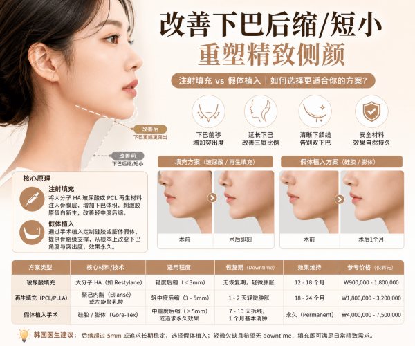 What to Do About a Receding or Short Chin? Non‑Surgical vs Surgical – Complete Korean Chin Sculpting Guide for a Refined Side Profile