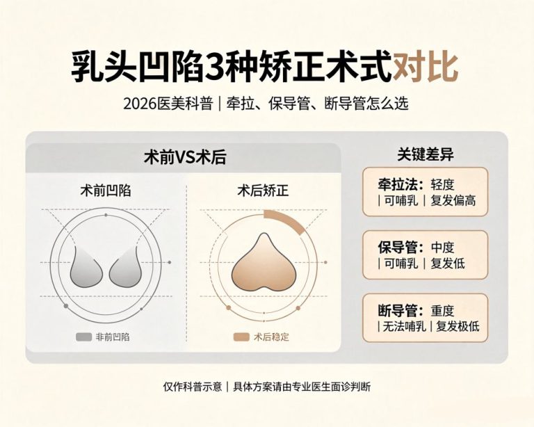 医生不会告诉你的乳头凹陷真相：牵拉、保留导管、切断导管到底差在哪？（2026）