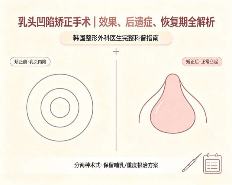 凹陷乳头矫正手术是什么？韩国医生详解效果、后遗症与恢复期