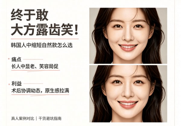 Finally Dare to Smile with Teeth Showing — Which Korean Philtrum Shortening Method Looks More Natural?