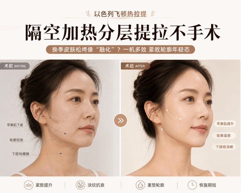 换季皮肤松垮像“融化”？以色列飞顿热拉提，隔空加热分层提拉不手术