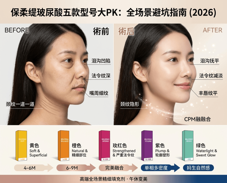 保柔缇玻尿酸完整指南（2026）：五款剂型怎么选？效果、价格、恢复期一次看懂