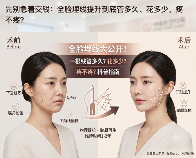先别急着交钱：全脸埋线提升到底管多久、花多少、疼不疼？