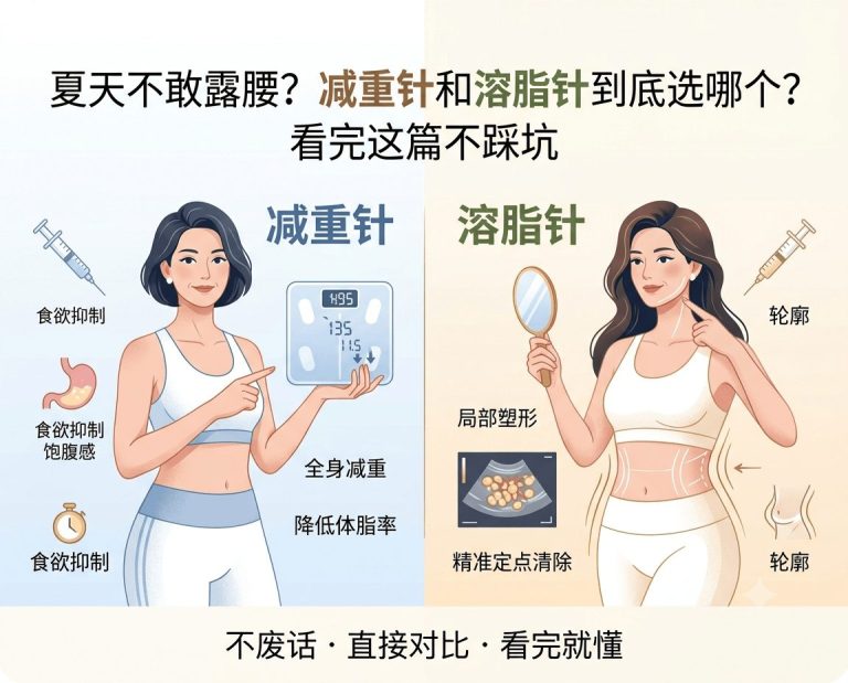 Afraid to Show Your Waist This Summer? Weight‑Loss Injections vs. Fat‑Dissolving Injections – Which One to Choose? Read This to Avoid Pitfalls