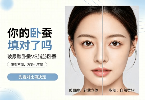 玻尿酸卧蚕 VS 脂肪卧蚕｜哪一种更适合你的眼型？