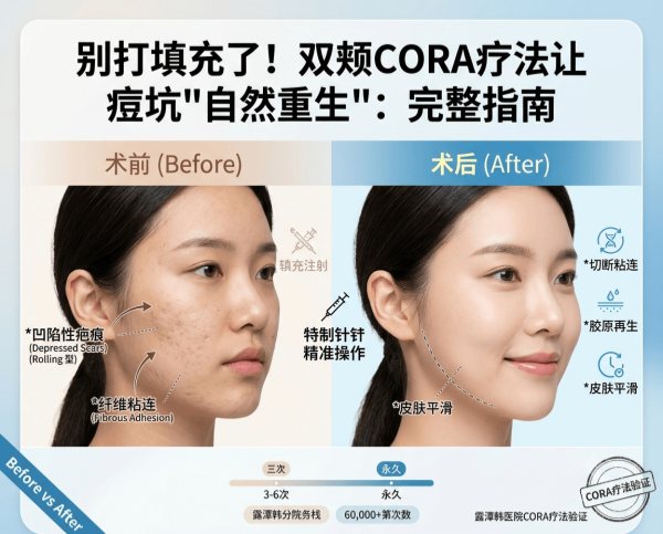 Why Do Hyaluronic Acid Fillers Collapse and Laser Treatments Wear Off? How Korea’s CORA Therapy Naturally Restores Sunken Cheeks | Complete Guide