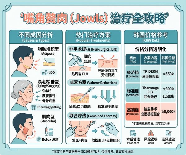 2026 Korea Jowls Treatment Guide: Causes, Solutions, and Price Comparison