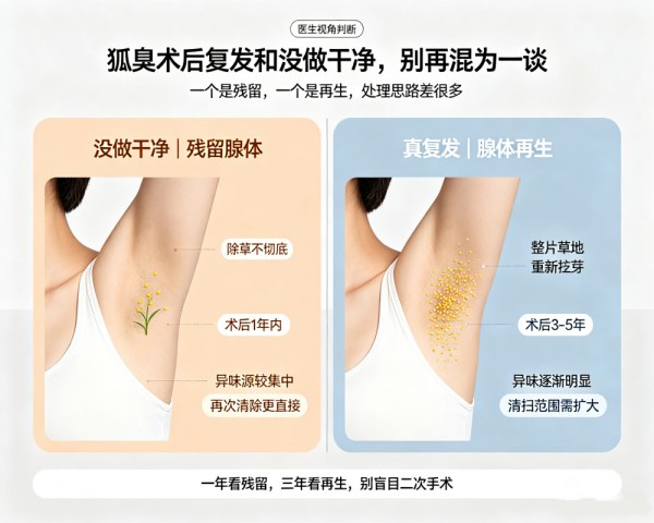 Axillary Osmidrosis Surgery Relapse? Don’t Confuse “Incomplete Removal” with “True Recurrence”