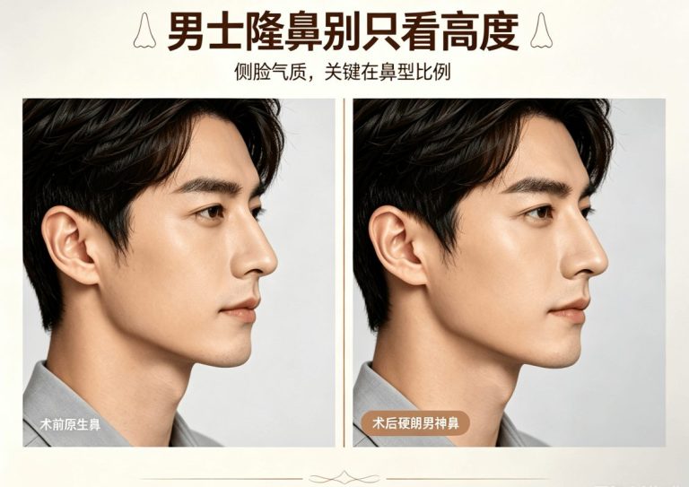 终于敢拍侧脸照了——韩国男士鼻整形，硬朗感和自然度到底怎么平衡？
