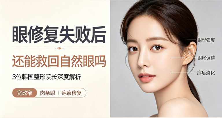 告别眼修复烦恼｜韩国三位整形院长深度对比：文景民、郑钟勋、裴元培