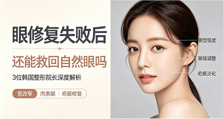 告别眼修复烦恼｜韩国三位整形院长深度对比：文景民、郑钟勋、裴元培