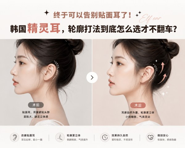 Finally Say Goodbye to Flat Ears – Korean Elf Ear Filling, How to Choose the Right Contouring Approach Without Regret?