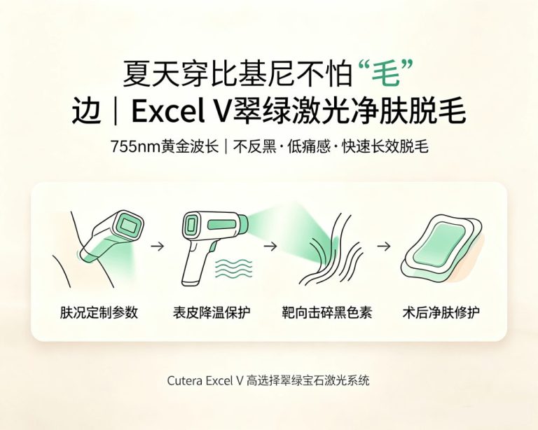 Worried About Bikini Line Stubble in Summer? Korean excel V Alexandrite Laser – Selective Hair Removal Without Hyperpigmentation