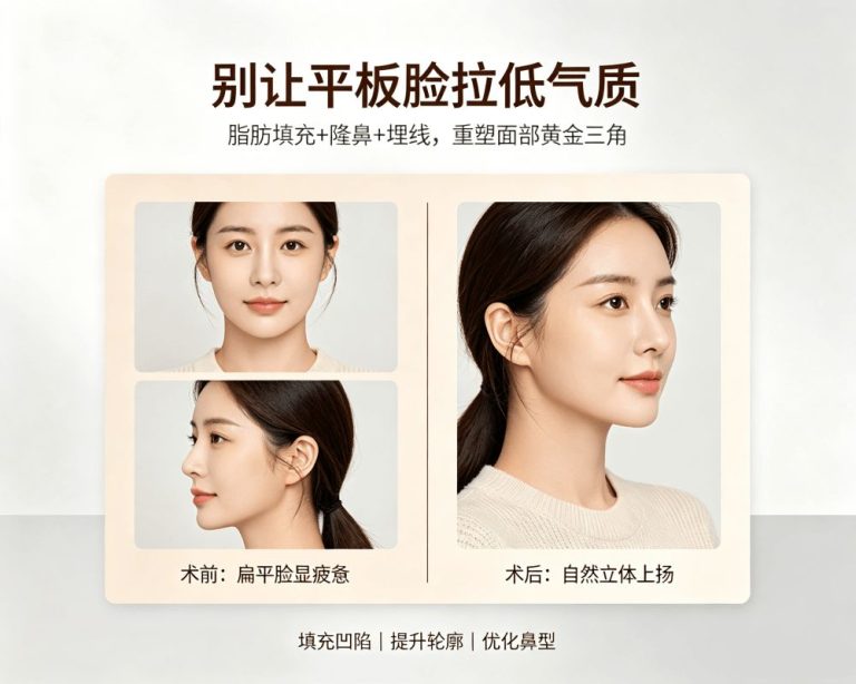 Bad Profile, Saggy Front? Korean Fat Grafting + Rhinoplasty + Thread Lift Combined Review – One Procedure to Rescue a “Flat Face”