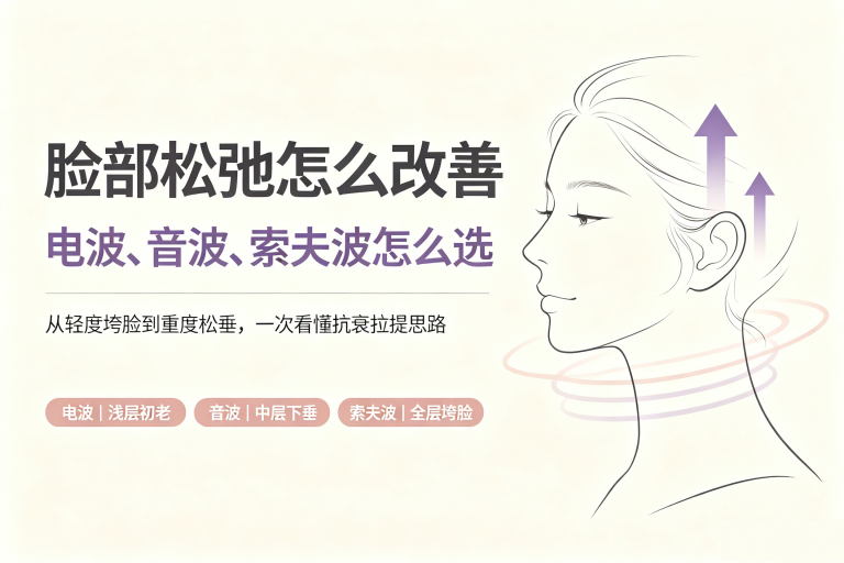 电波 vs 音波 vs 索夫波｜哪一种更适合你的脸部松弛问题？韩国医美拉提紧致完整攻略（2026）
