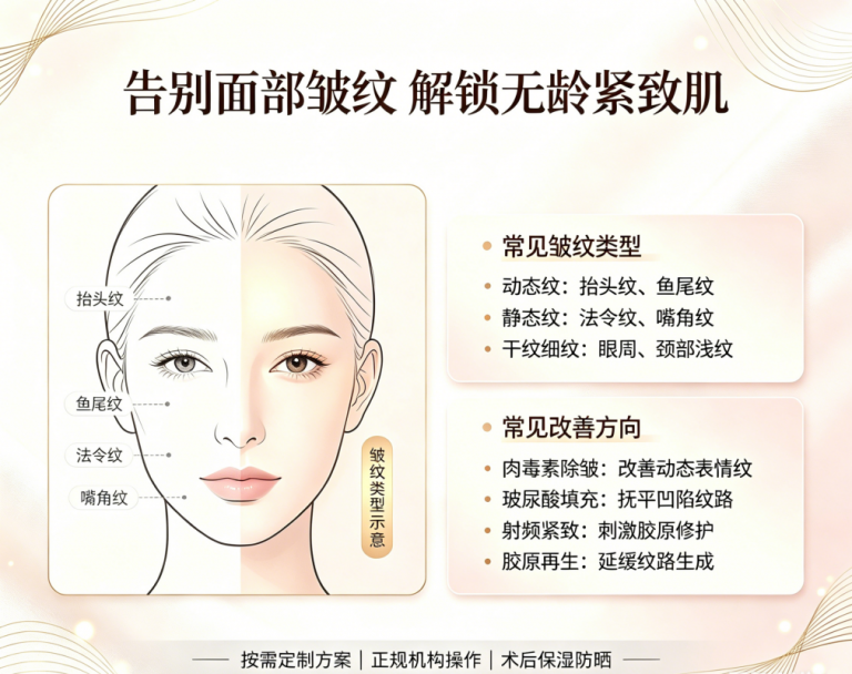 告别面部皱纹｜解锁无龄紧致肌｜韩国医美除皱方案完整攻略