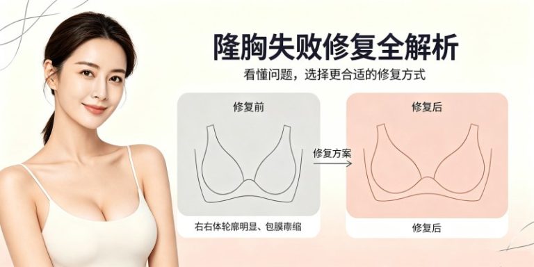 隆胸失败后还能修复吗？韩国隆胸修复手术方案、价格与效果全解析