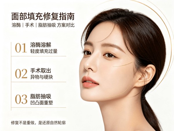 韩国面部填充修复全攻略：溶酶·手术·脂肪抽吸怎么选？