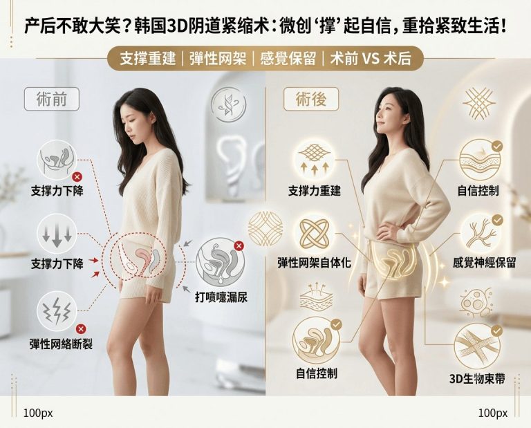 Postpartum Urinary Leak? Korean 3D Vaginal Tightening – Minimally Invasive Repair to Restore Confidence