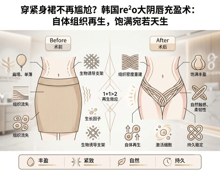 No More Embarrassment in Tight Dresses? Korean re²o Labia Majora Augmentation – Naturally Full, Like Born With It
