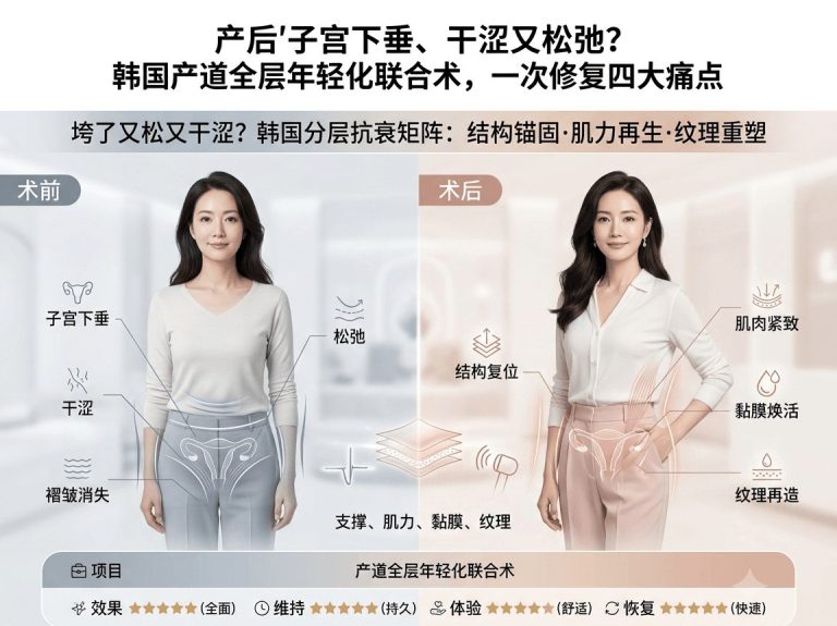 Postpartum Uterine Prolapse, Dryness, and Laxity? Korean Full‑Layer Vaginal Rejuvenation Combined Procedure – One Surgery for Four Major Concerns