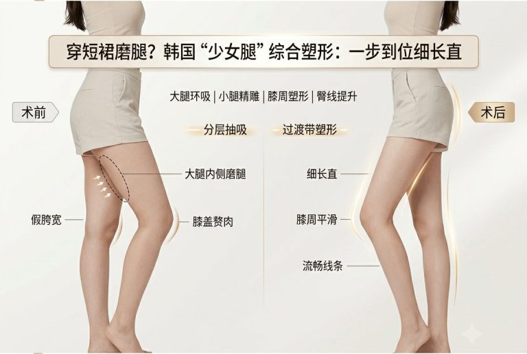 Inner Thighs Chafing in Short Skirts? Korean “Girl’s Leg” Comprehensive Contouring – Slim, Straight, and Natural in One Go