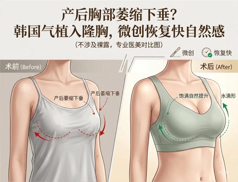 Post‑partum Breast Atrophy and Ptosis? Korean Pneumatic Implant Augmentation – Minimally Invasive, Fast Recovery, Natural Feel