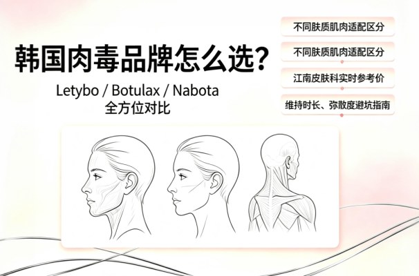 How to Choose a Korean Botulinum Toxin Brand? Letybo, Botulax, Nabota Comparison | 2026 Gangnam Dermatology Prices & Guide