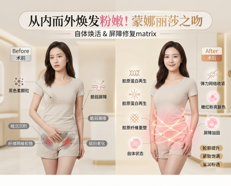 夏天去海边不敢穿比基尼？韩国“蒙娜丽莎之吻”私密嫩红，告别暗沉重获粉嫩自信