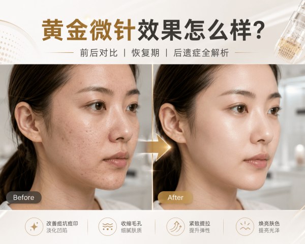 黄金微针效果怎么样？后遗症与恢复期全解析