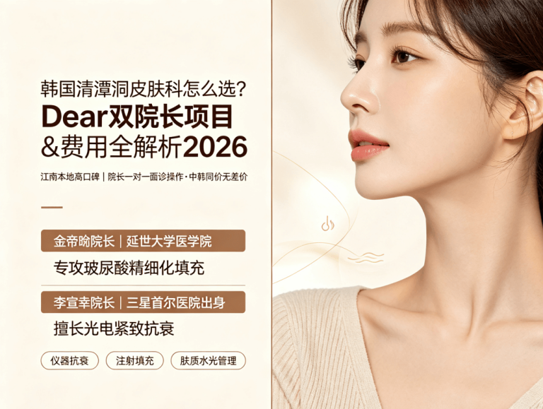 How to Choose a Dermatology Clinic in Cheongdam? Dear Dermatology Director Credentials & Costs Explained (2026)