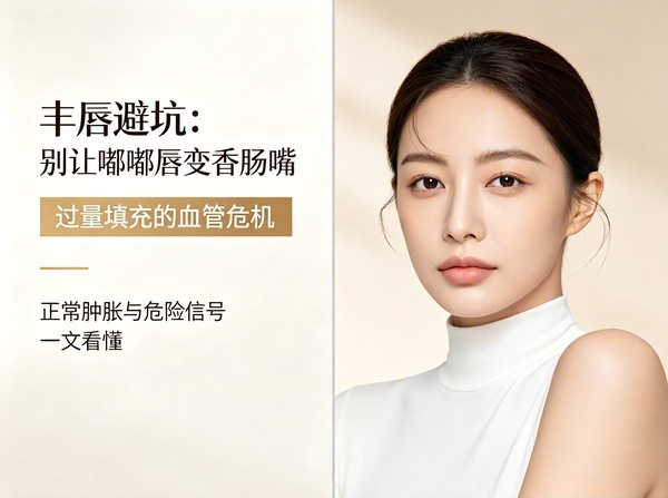丰唇失败避坑：你以为的“性感嘟嘟唇”，其实是“过量填充”的血管危机