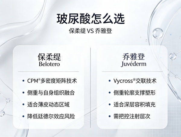 怕打完玻尿酸脸很假？保柔缇和乔雅登到底哪个更自然？