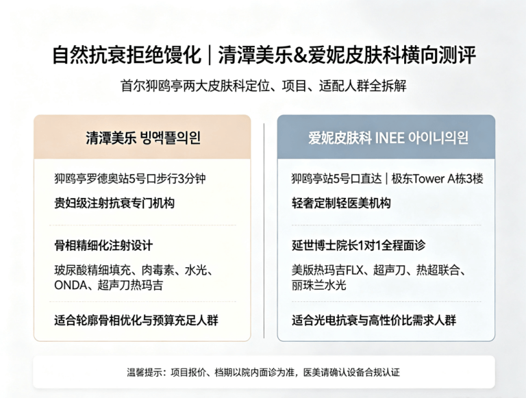 Want Natural Anti‑Ageing Without the Overfilled Look? Cheongdam Belle vs. INEE – Which One Understands You Better?