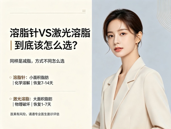 溶脂针和激光溶脂哪个好？一篇看懂效果恢复期费用（2026）