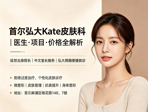 首尔弘大Kate皮肤科怎么样？医生、项目与价格全解析