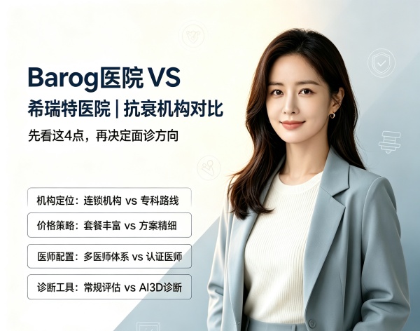 Barog医院 vs 希瑞特医院：平价连锁 vs 专家亲诊，抗衰项目到底选哪家？（2026）