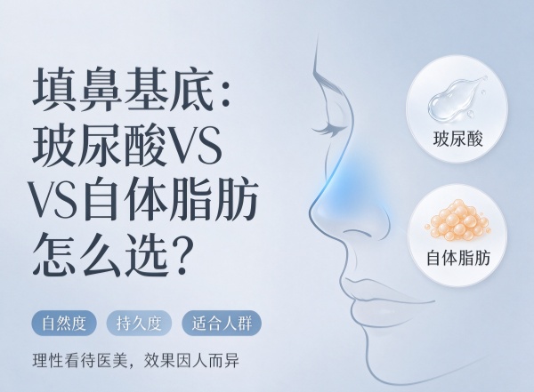 填鼻基底，玻尿酸和自体脂肪哪个更自然、更持久？