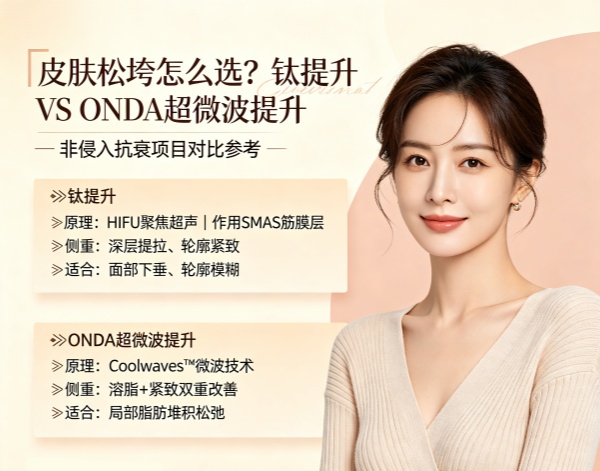 皮肤松了想收紧？钛提升和ONDA哪个更适合你？reberry医院价格对比
